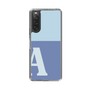 Slim Protection Case［ Original - initial two tone - A blue ］