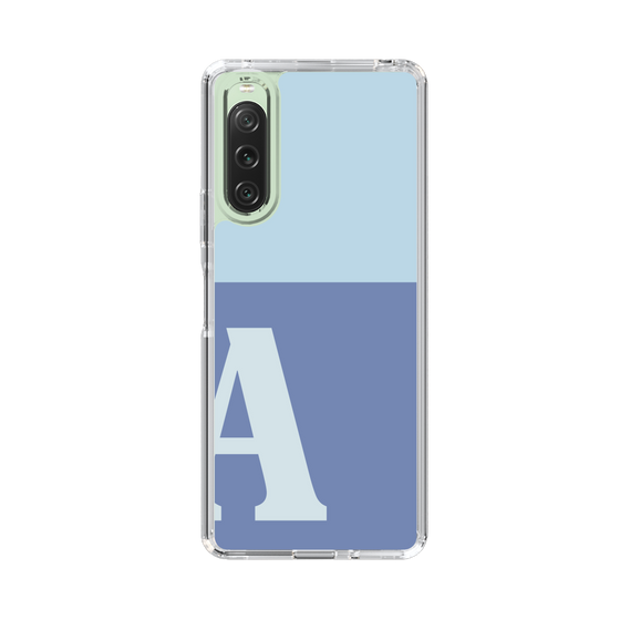 Slim Protection Case［ Original - initial two tone - A blue ］