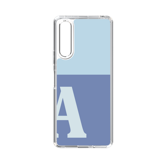 Slim Protection Case［ Original - initial two tone - A blue ］