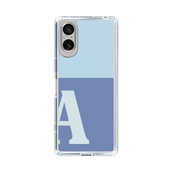 Slim Protection Case［ Original - initial two tone - A blue ］