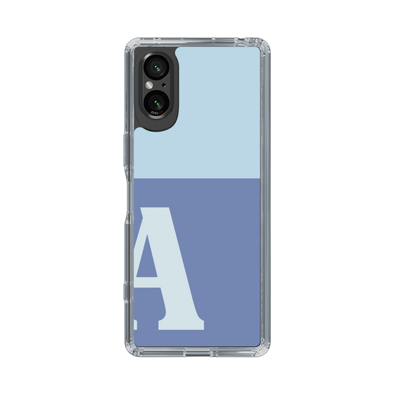 Slim Protection Case［ Original - initial two tone - A blue ］