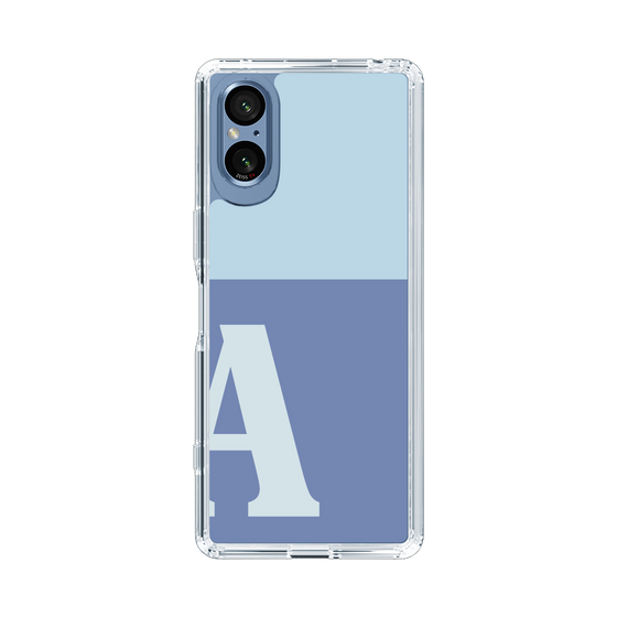 Slim Protection Case［ Original - initial two tone - A blue ］