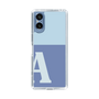 Slim Protection Case［ Original - initial two tone - A blue ］