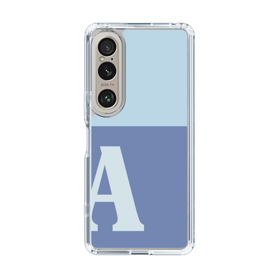Slim Protection Case［ Original - initial two tone - A blue ］