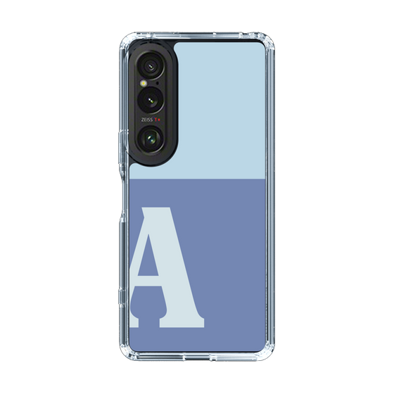 Slim Protection Case［ Original - initial two tone - A blue ］