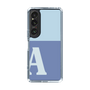 Slim Protection Case［ Original - initial two tone - A blue ］