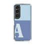 Slim Protection Case［ Original - initial two tone - A blue ］