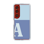 Slim Protection Case［ Original - initial two tone - A blue ］