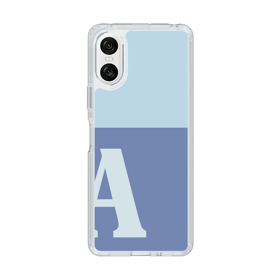 Slim Protection Case［ Original - initial two tone - A blue ］