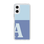 Slim Protection Case［ Original - initial two tone - A blue ］