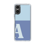 Slim Protection Case［ Original - initial two tone - A blue ］