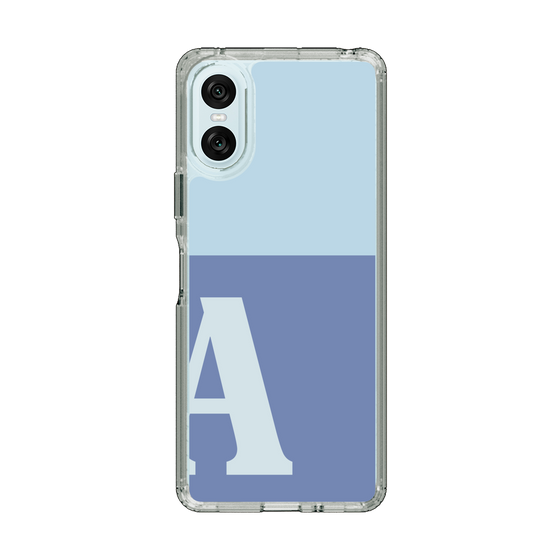 Slim Protection Case［ Original - initial two tone - A blue ］