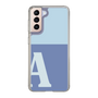 Slim Protection Case［ Original - initial two tone - A blue ］