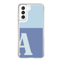 Slim Protection Case［ Original - initial two tone - A blue ］