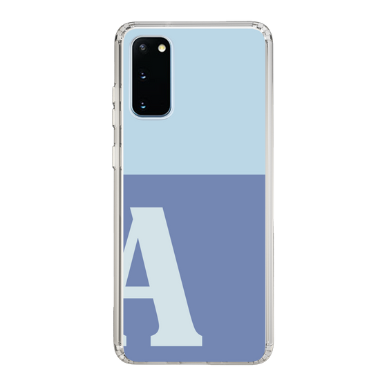 Slim Protection Case［ Original - initial two tone - A blue ］