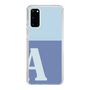 Slim Protection Case［ Original - initial two tone - A blue ］