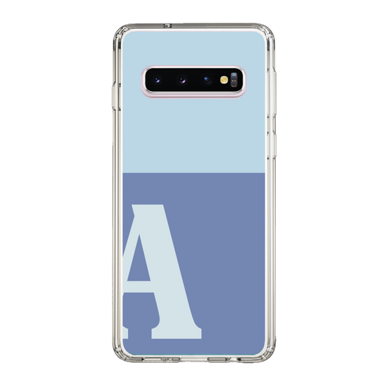 Slim Protection Case［ Original - initial two tone - A blue ］