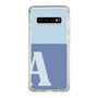 Slim Protection Case［ Original - initial two tone - A blue ］