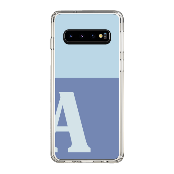 Slim Protection Case［ Original - initial two tone - A blue ］