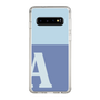 Slim Protection Case［ Original - initial two tone - A blue ］