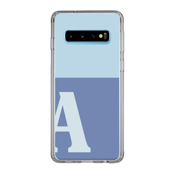 Slim Protection Case［ Original - initial two tone - A blue ］