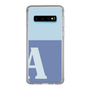 Slim Protection Case［ Original - initial two tone - A blue ］