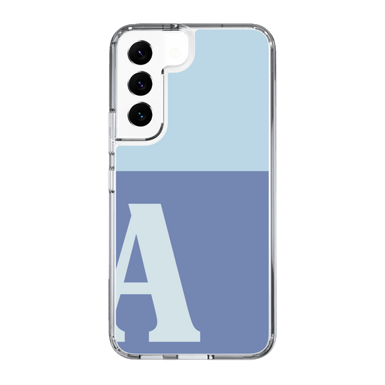 Slim Protection Case［ Original - initial two tone - A blue ］