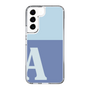 Slim Protection Case［ Original - initial two tone - A blue ］