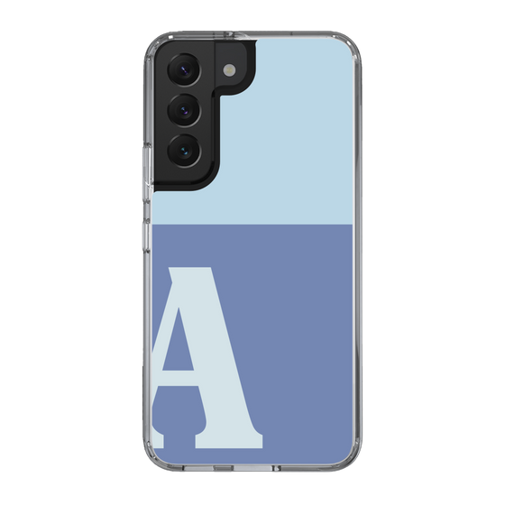 Slim Protection Case［ Original - initial two tone - A blue ］