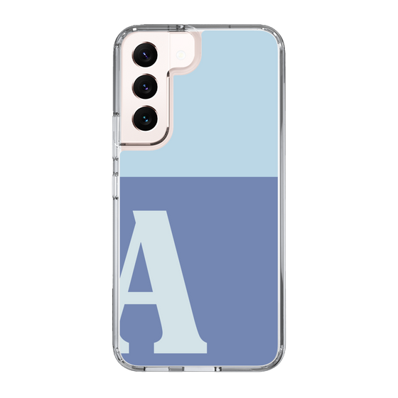 Slim Protection Case［ Original - initial two tone - A blue ］