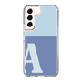 Slim Protection Case［ Original - initial two tone - A blue ］