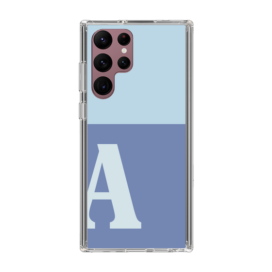 Slim Protection Case［ Original - initial two tone - A blue ］