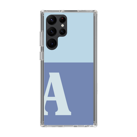 Slim Protection Case［ Original - initial two tone - A blue ］