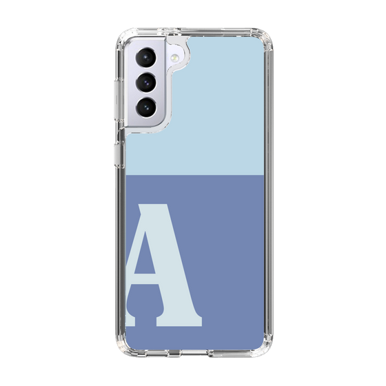 Slim Protection Case［ Original - initial two tone - A blue ］