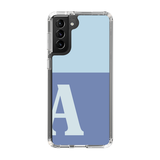 Slim Protection Case［ Original - initial two tone - A blue ］