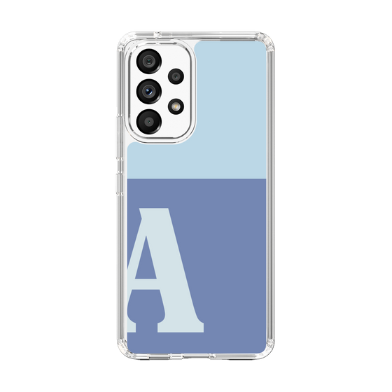Slim Protection Case［ Original - initial two tone - A blue ］