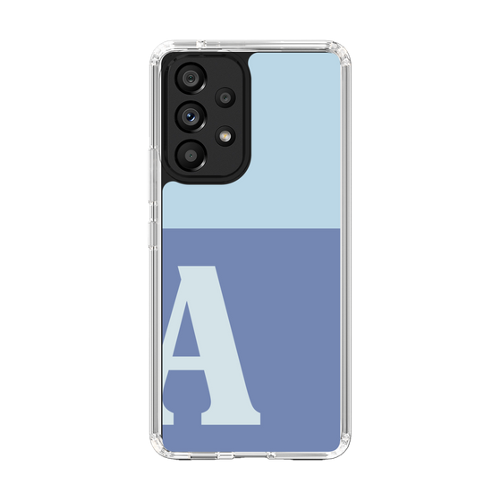 Slim Protection Case［ Original - initial two tone - A blue ］