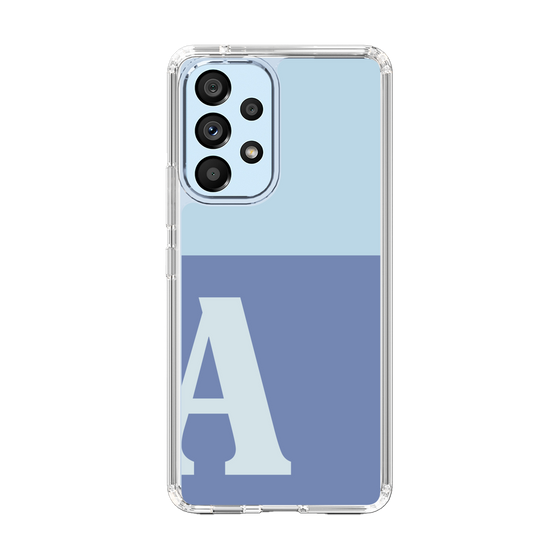 Slim Protection Case［ Original - initial two tone - A blue ］