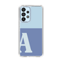 Slim Protection Case［ Original - initial two tone - A blue ］