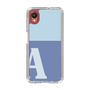 Slim Protection Case［ Original - initial two tone - A blue ］