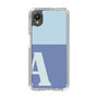 Slim Protection Case［ Original - initial two tone - A blue ］