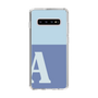 Slim Protection Case［ Original - initial two tone - A blue ］