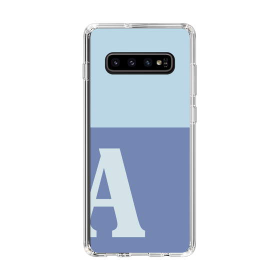 Slim Protection Case［ Original - initial two tone - A blue ］