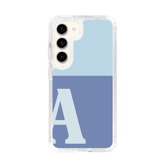 Slim Protection Case［ Original - initial two tone - A blue ］