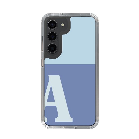 Slim Protection Case［ Original - initial two tone - A blue ］