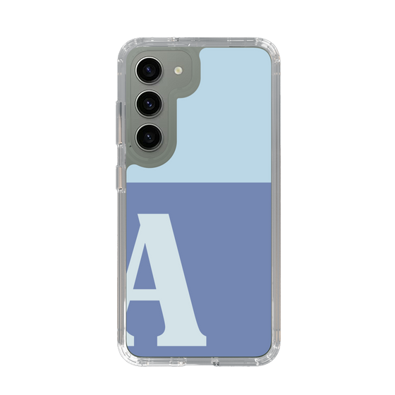 Slim Protection Case［ Original - initial two tone - A blue ］