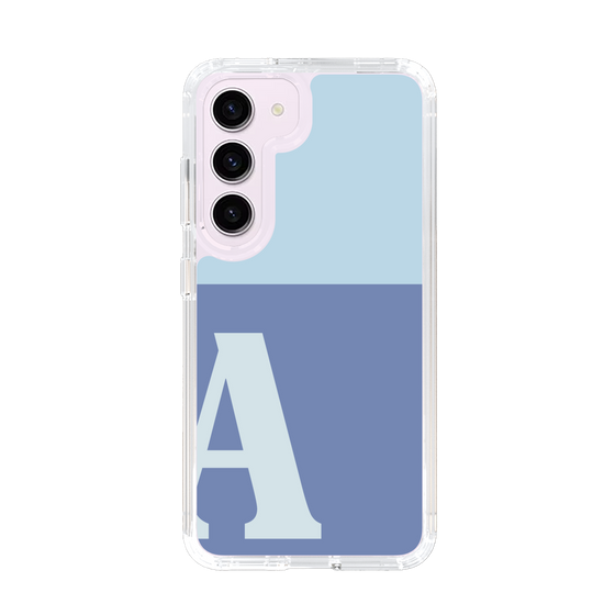 Slim Protection Case［ Original - initial two tone - A blue ］