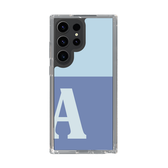 Slim Protection Case［ Original - initial two tone - A blue ］