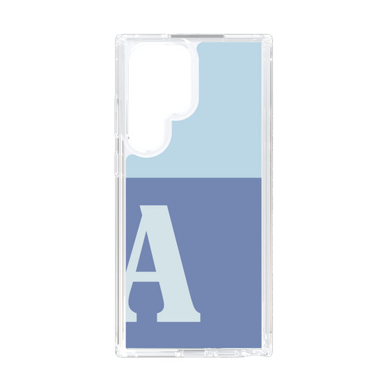 Slim Protection Case［ Original - initial two tone - A blue ］