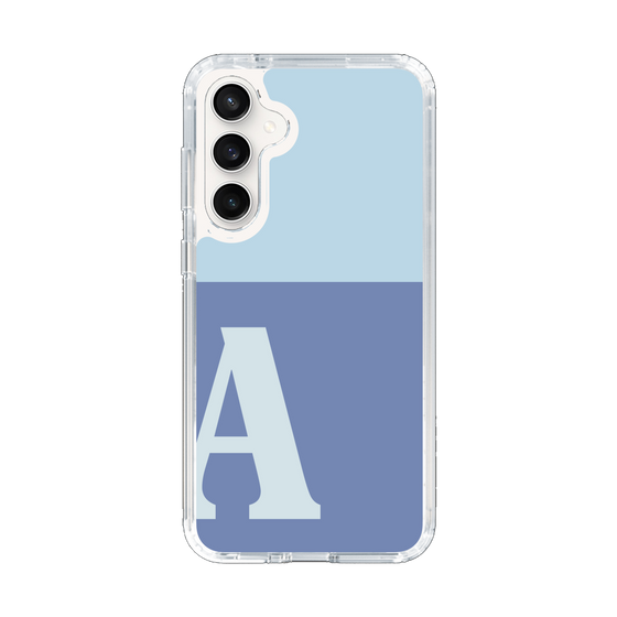 Slim Protection Case［ Original - initial two tone - A blue ］